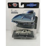 M2 Machines 1:64 Chevrolet Corvette 427 1966 silver